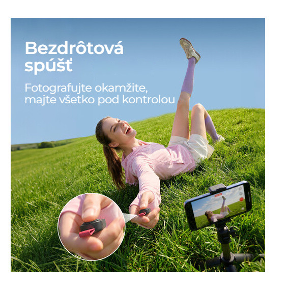 Ulanzi RC05 bezdrátová spoušť – Spoušť na jeden stisk