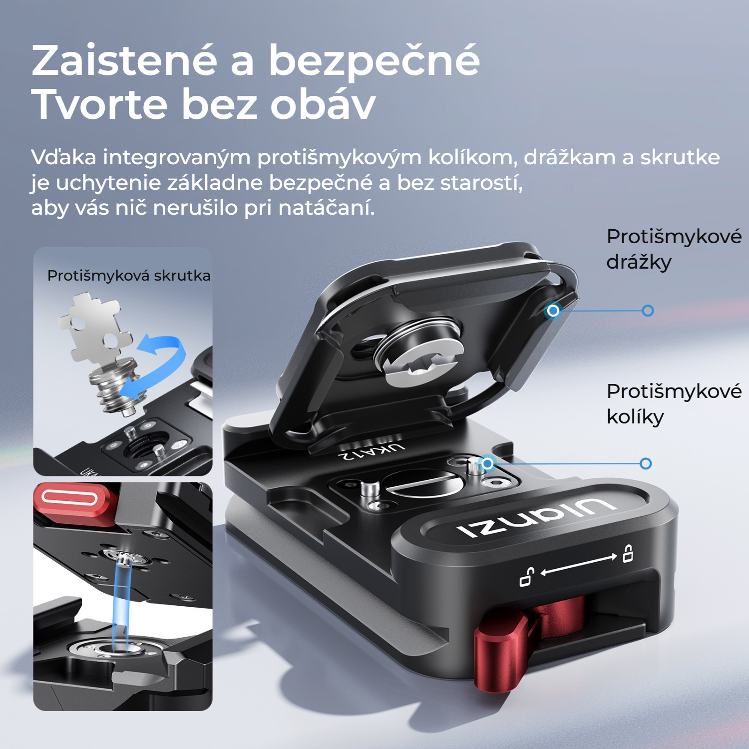 Ulanzi UKA12 UKA Pro rychloupínací sada – Protiskluzová ochrana