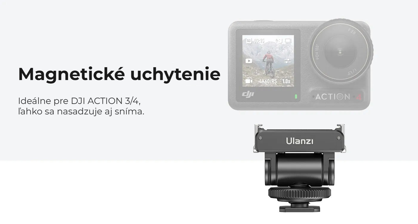 Ulanzi Cold Shoe Mount Adapter CA22 – Magnetické uchycení