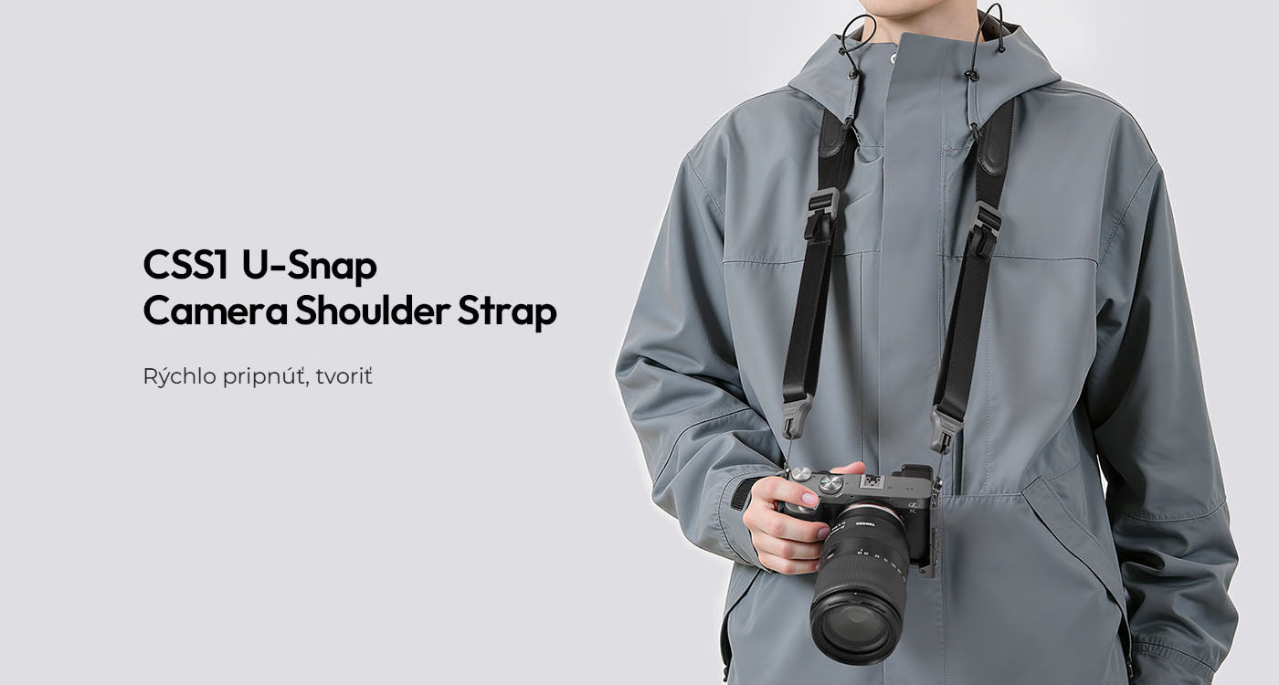 Ulanzi CSS1 U-Snap Camera Shoulder Strap (Mercury Silver)