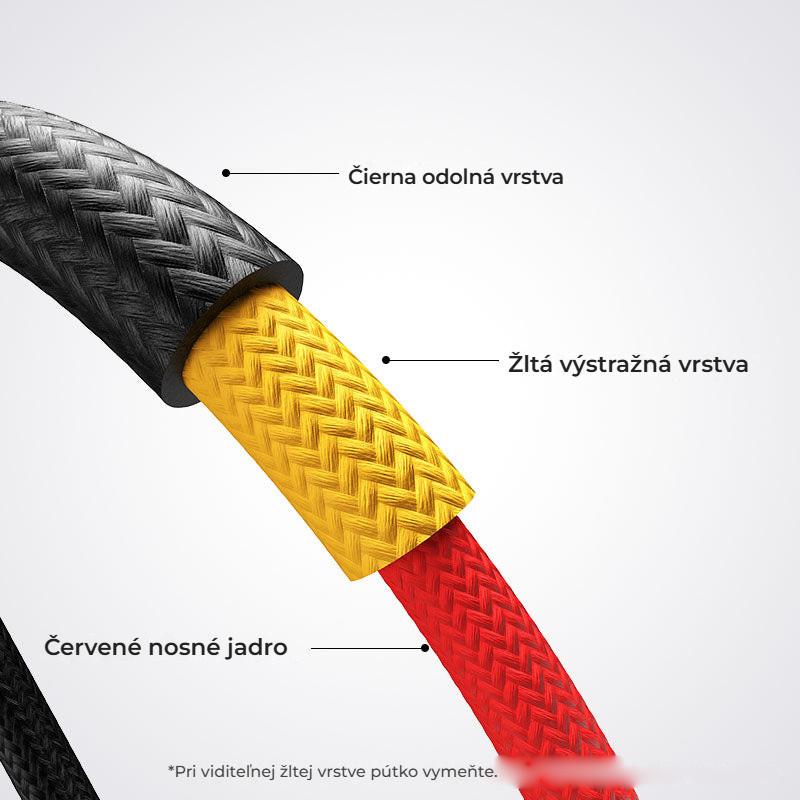 Ulanzi CSS1 U-Snap Camera Shoulder Strap (Mercury Silver) – Pevné vlákno a výstražná vrstva