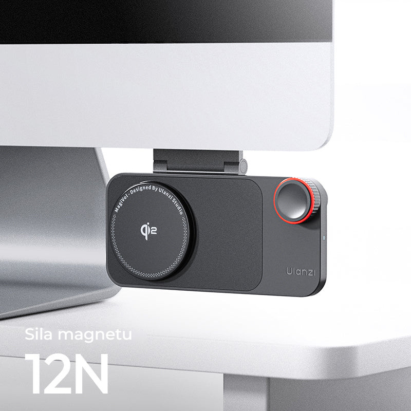 Ulanzi CW15 Qi2 15W bezdrátová nabíječka pod monitor – Magnet drží i při psaní
