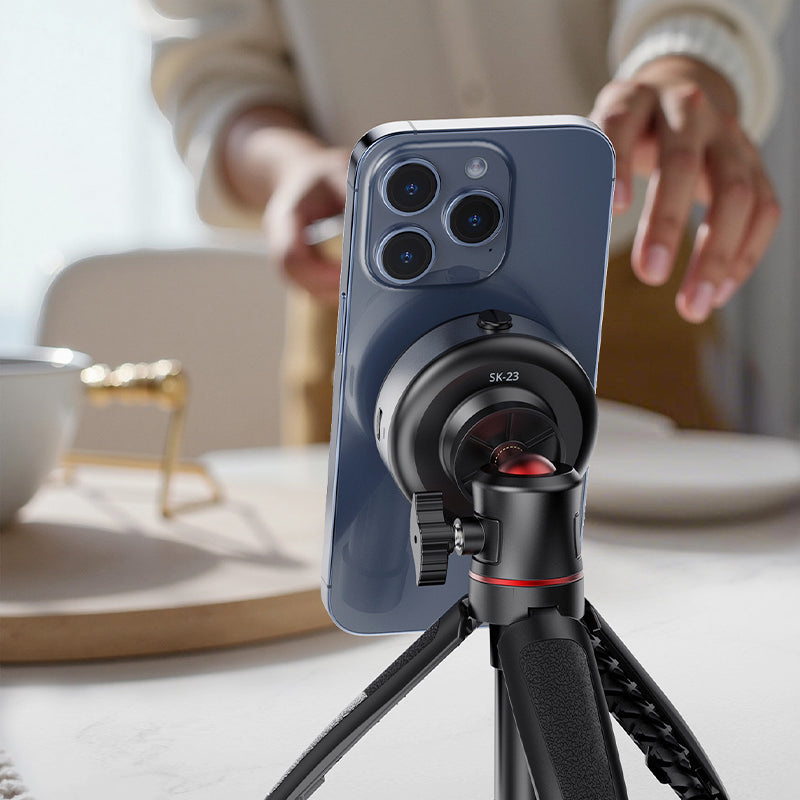 Ulanzi SK-23 přísavná základna – Upevnění přes 1/4″ šroub a ARRI