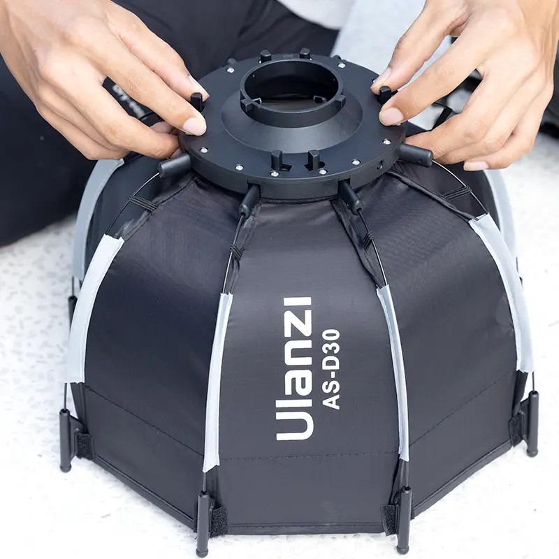 Ulanzi AS-D30 Softbox – Sestavíte ho za chvilku