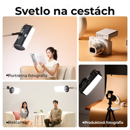 Ulanzi AL120 nafukovací LED světlo – Portrét, reklama, produktové foto