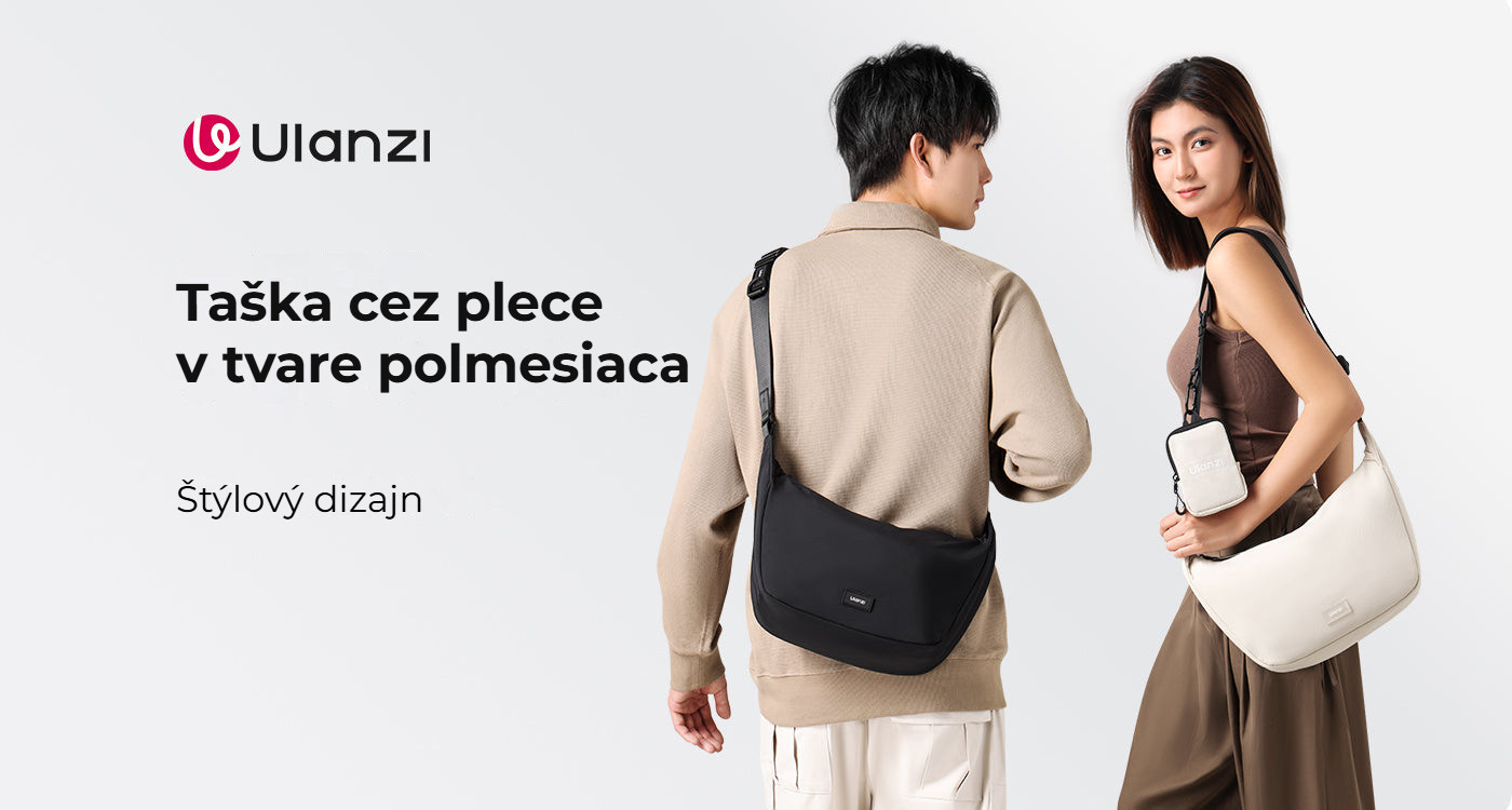Ulanzi HMN1 taška přes rameno, světle šedá