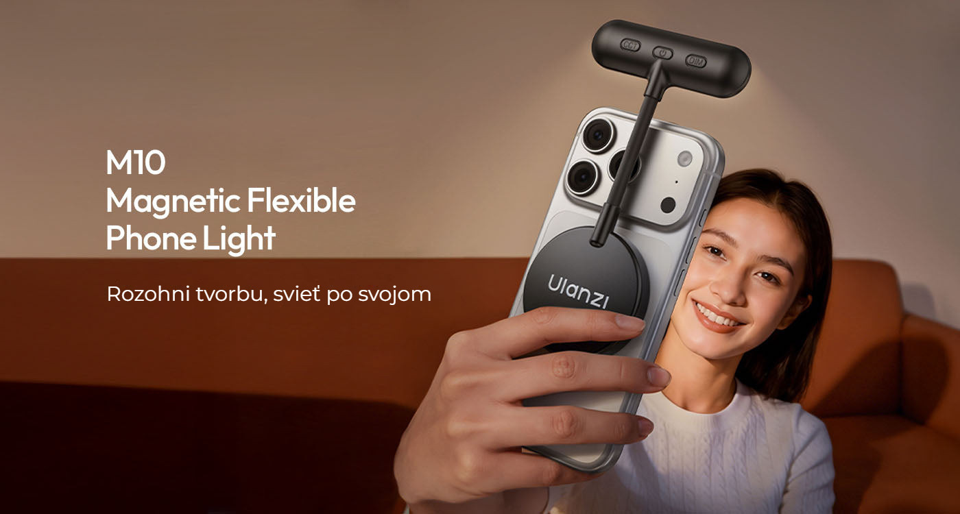 Ulanzi M10 magnetické světlo na telefon