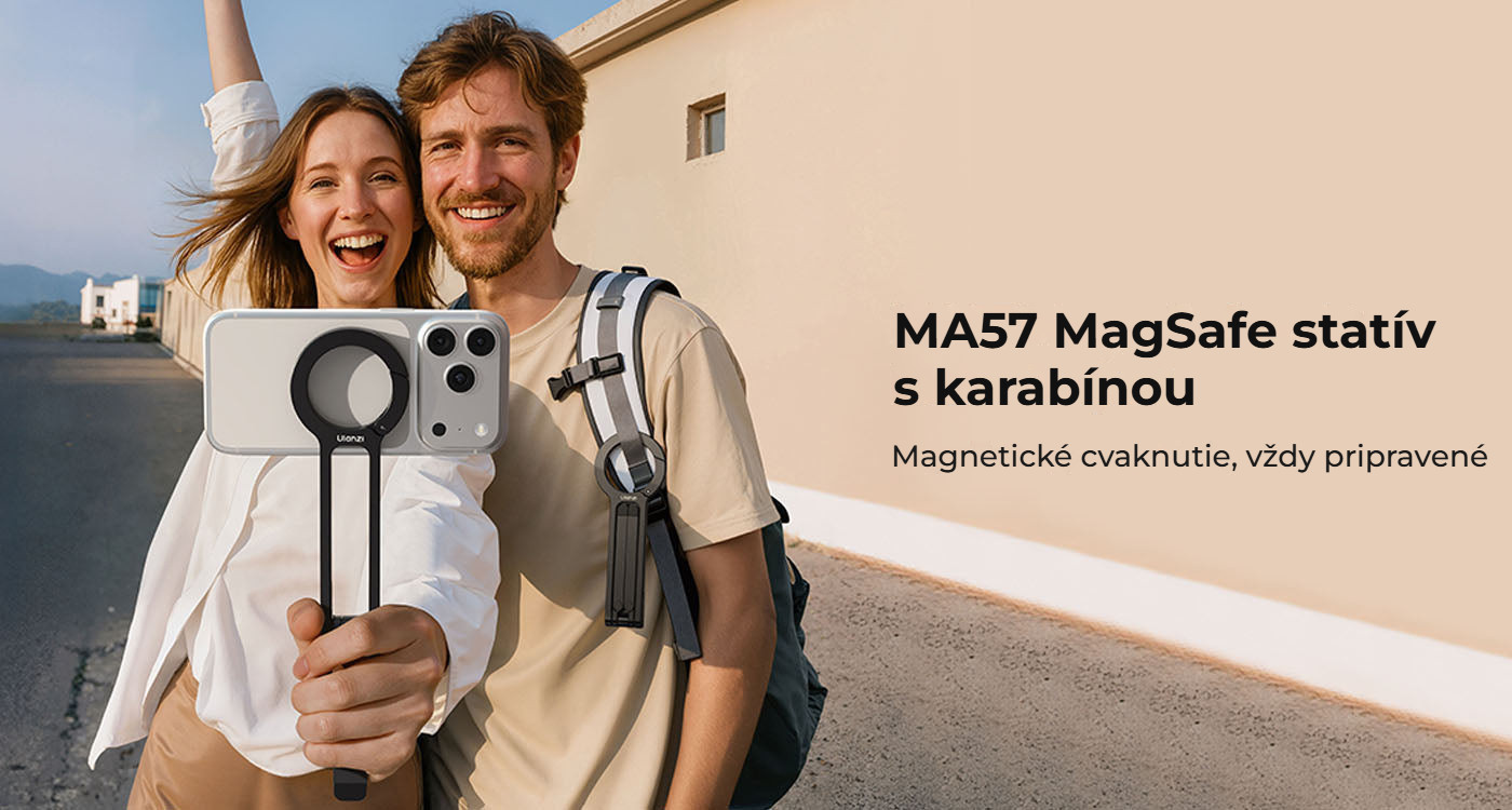 Ulanzi MA57 MagSafe stativ s karabinou