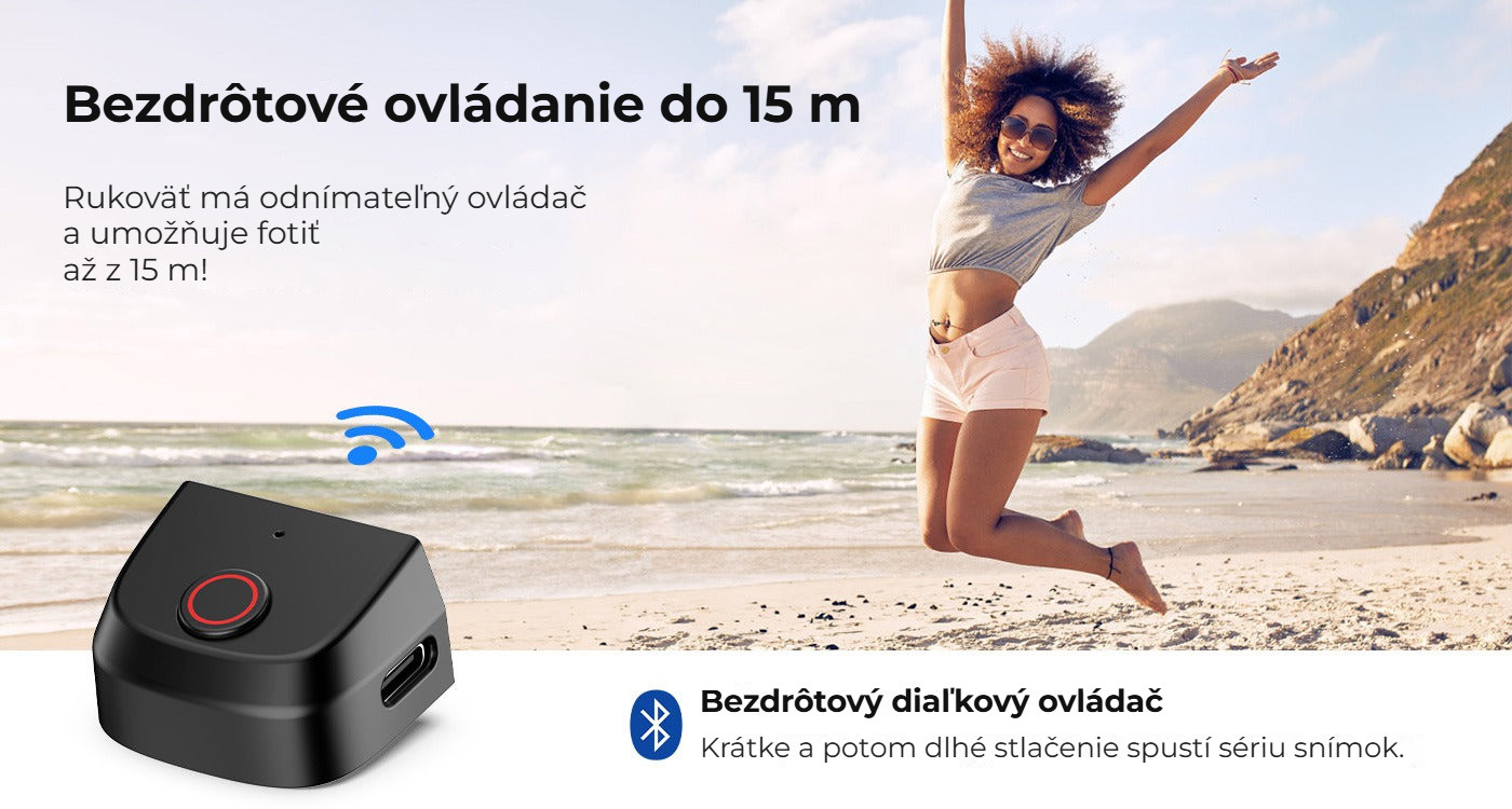 Ulanzi MA35 MagSafe rukojeť pro telefon – Dálkové ovládání do 15 m