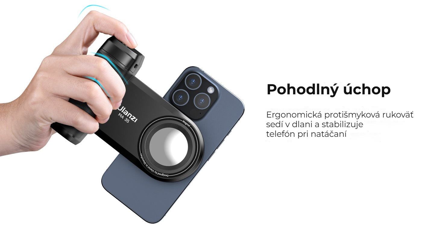 Ulanzi MA35 MagSafe rukojeť pro telefon – Pohodlný úchop