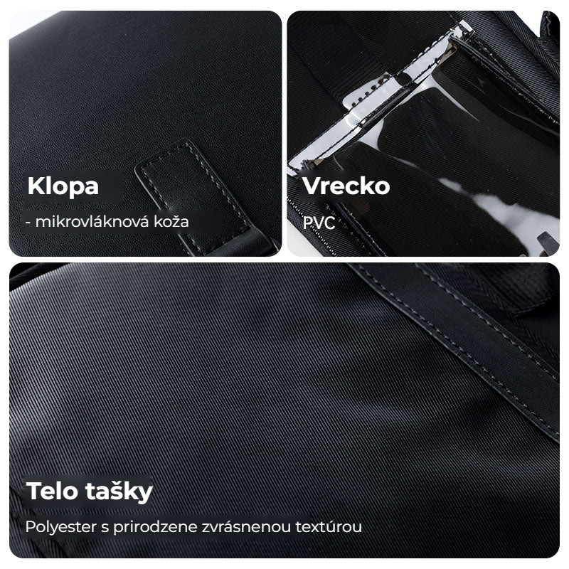 Ulanzi MS12 brašna černá – Materiály