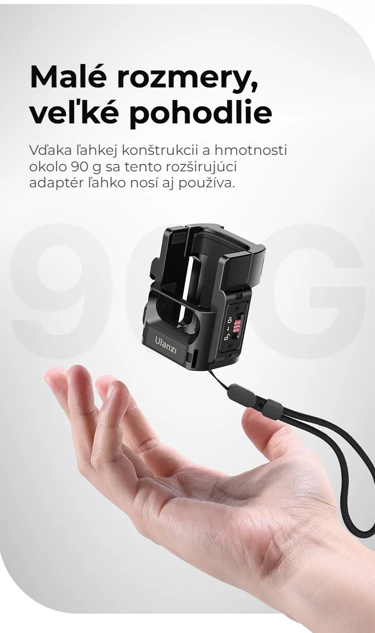 Ulanzi PK-06 adaptér pro Pocket 3 – Malý a lehký