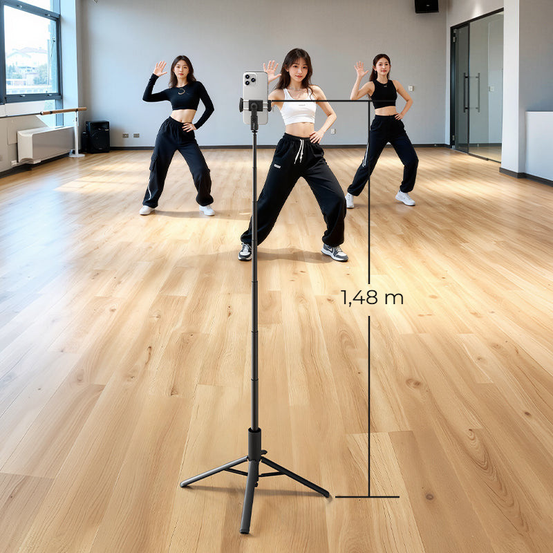 Ulanzi MT86 automatický stativ, černý – Výška až 153 cm