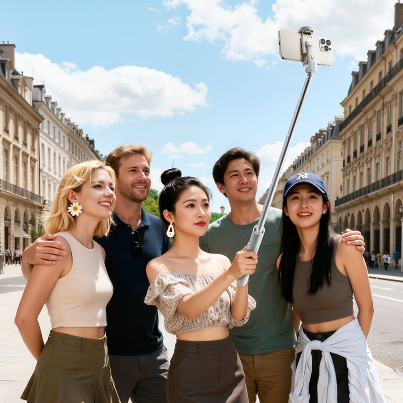 Ulanzi MT86 automatický stativ, bílý – Režim stativu i selfie tyče