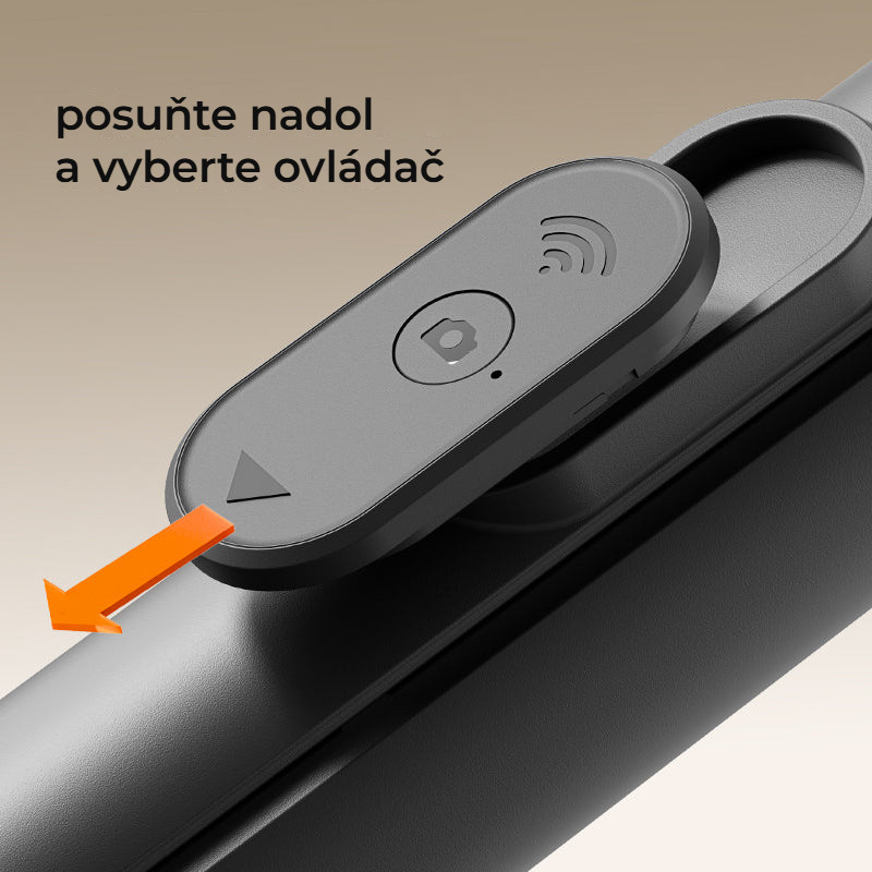 Ulanzi MT86 automatický stativ, černý – Odnímatelný Bluetooth ovladač