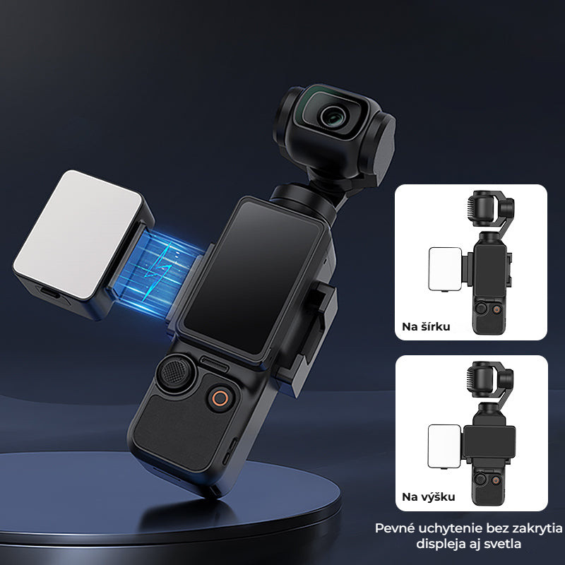 Ulanzi Pocket 3 Mini Light – Na šířku i na výšku