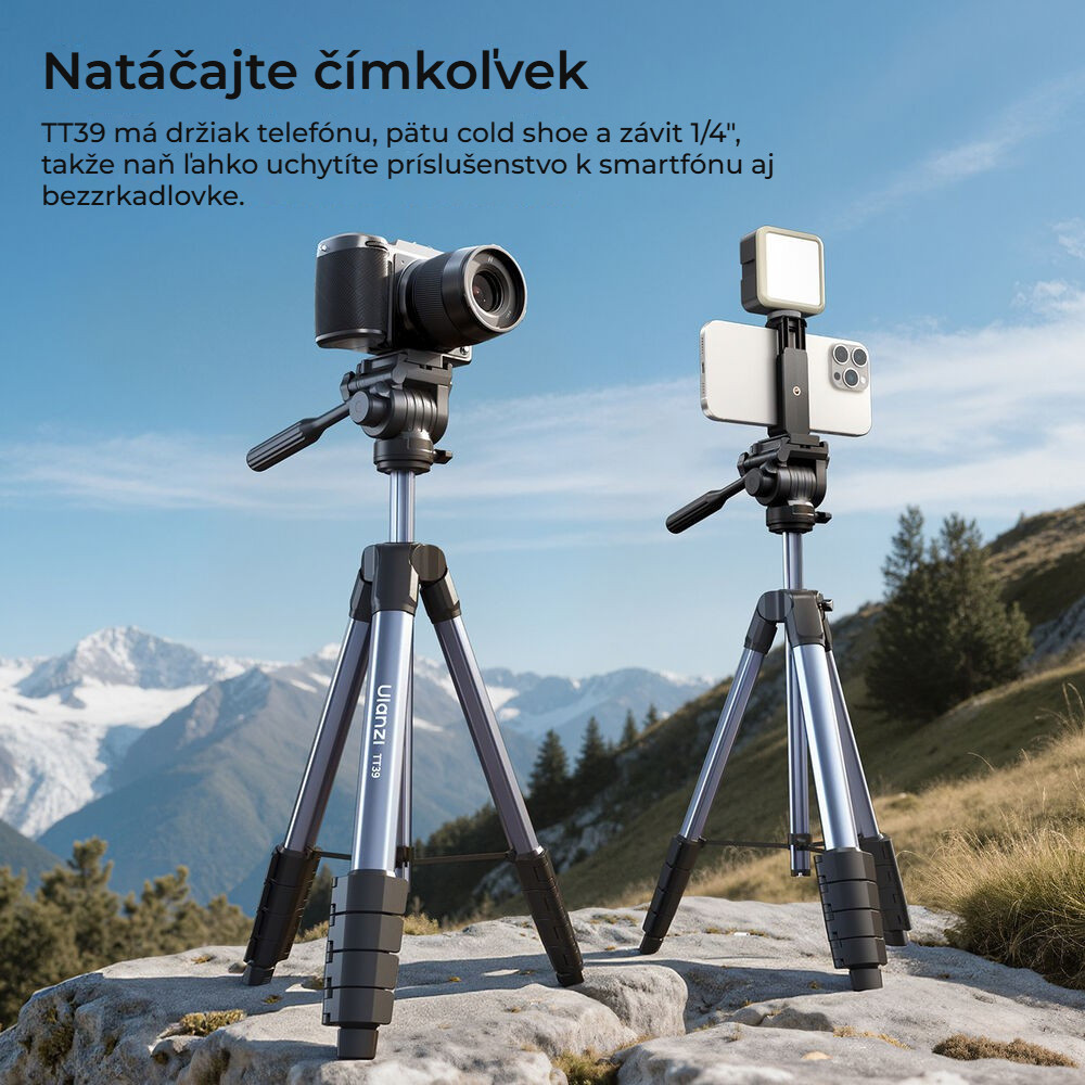 Ulanzi TT39 video stativ – Natáčejte čímkoli