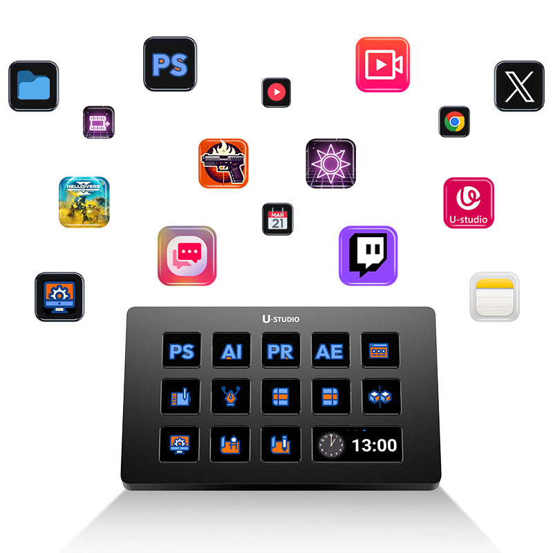 Ulanzi D200 Stream Controller – Hladká integrace s aplikacemi