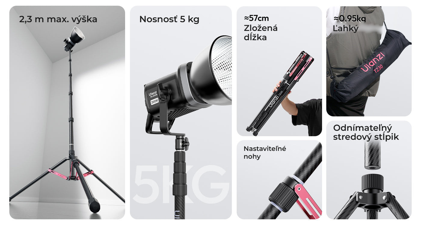 Ulanzi T230 Light Stand – T230 v kostce