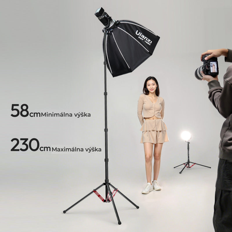 Ulanzi T230 Light Stand – Výška od 57 do 230 cm