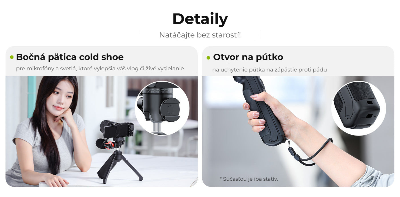 Ulanzi TT38 ClickOpen Tabletop Tripod – Detaily