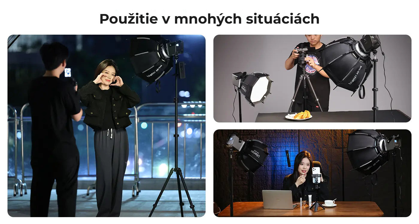 Ulanzi TT43 Reverse Folding Light Stand – Využití v mnoha situacích
