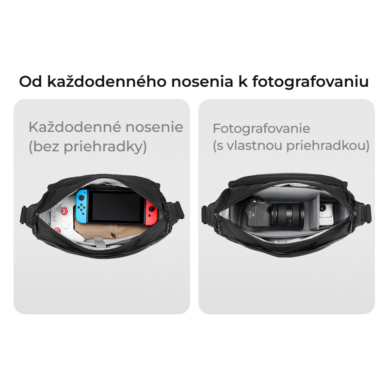 Ulanzi U023 Urban Daily Shoulder Bag – Od každodenního nošení k focení