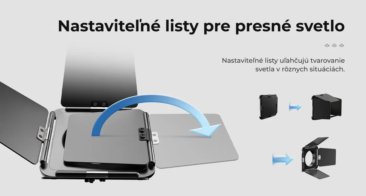 Ulanzi M4 4-Leaf Barndoors – Nastavitelné listy pro přesné světlo