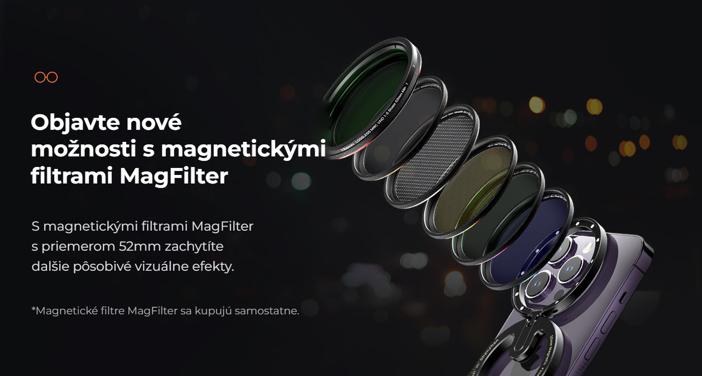 Ulanzi 52mm MagFilter adaptér – Magnetické filtry MagFilter otevírají nové možnosti