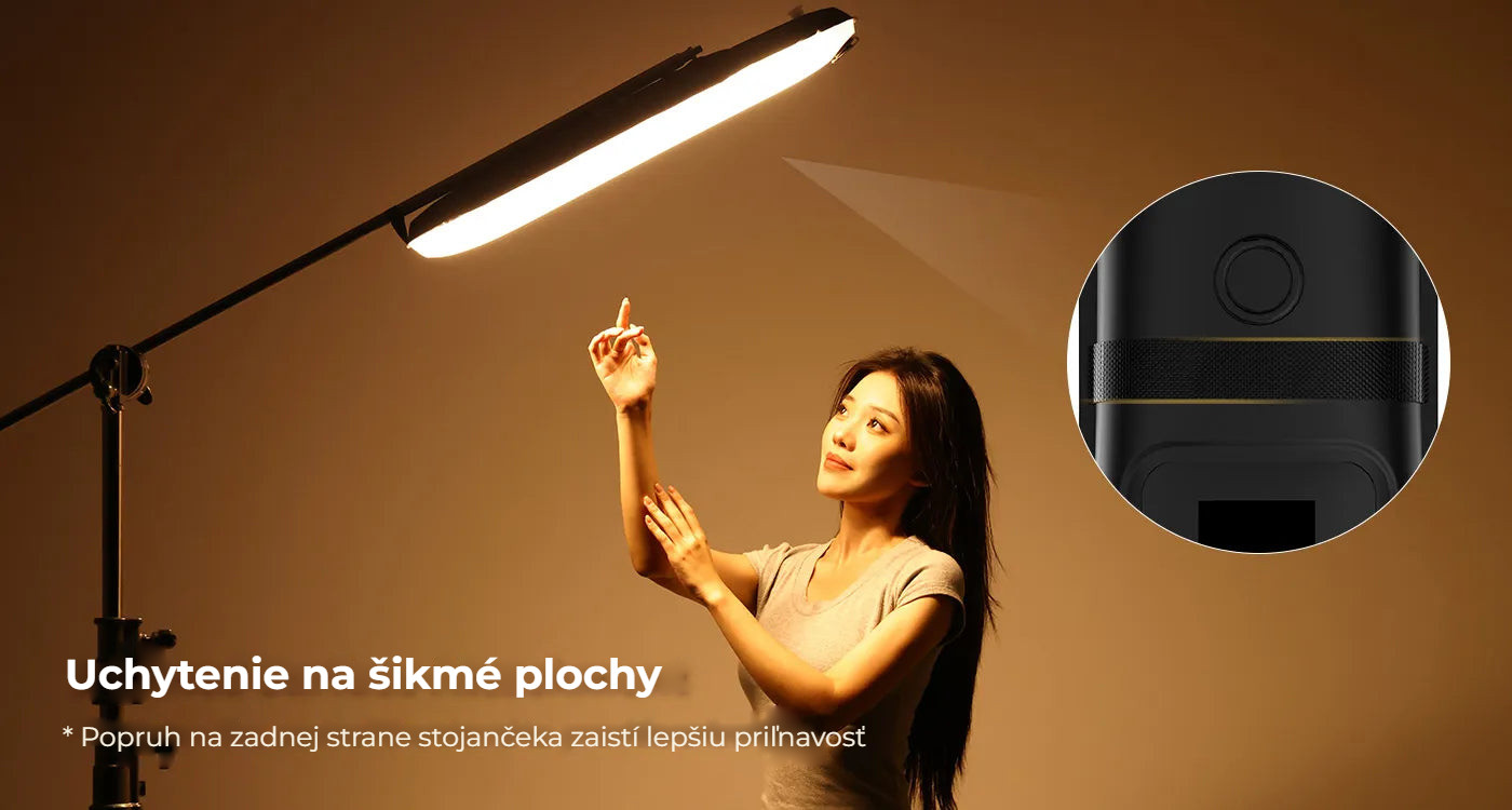 Ulanzi UA20 20W nafukovací světlo – Uchycení na šikmé plochy