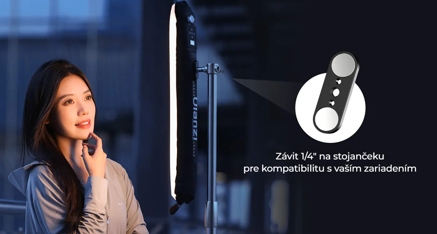 Ulanzi UA20 20W nafukovací světlo – Stojanový závit 1/4″