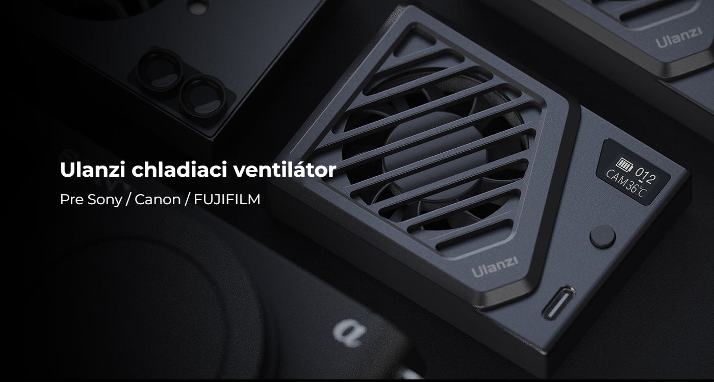 Ulanzi Camera Cooling Fan V3 stříbrný