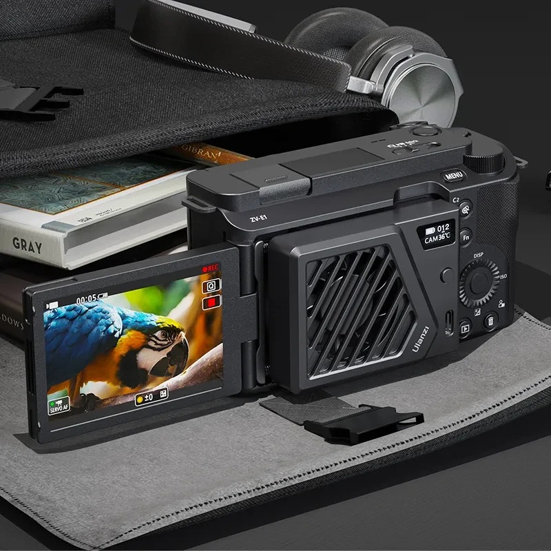 Ulanzi CA25 chladicí ventilátor pro fotoaparáty – Nižší teplota při dlouhém záznamu