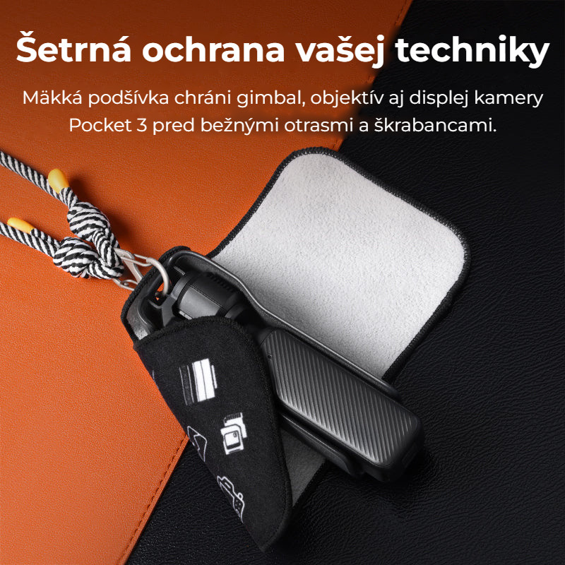 Ulanzi CO70 ochranný obal pro DJI Osmo Pocket 3 (černý) – Šetrná ochrana vaší techniky