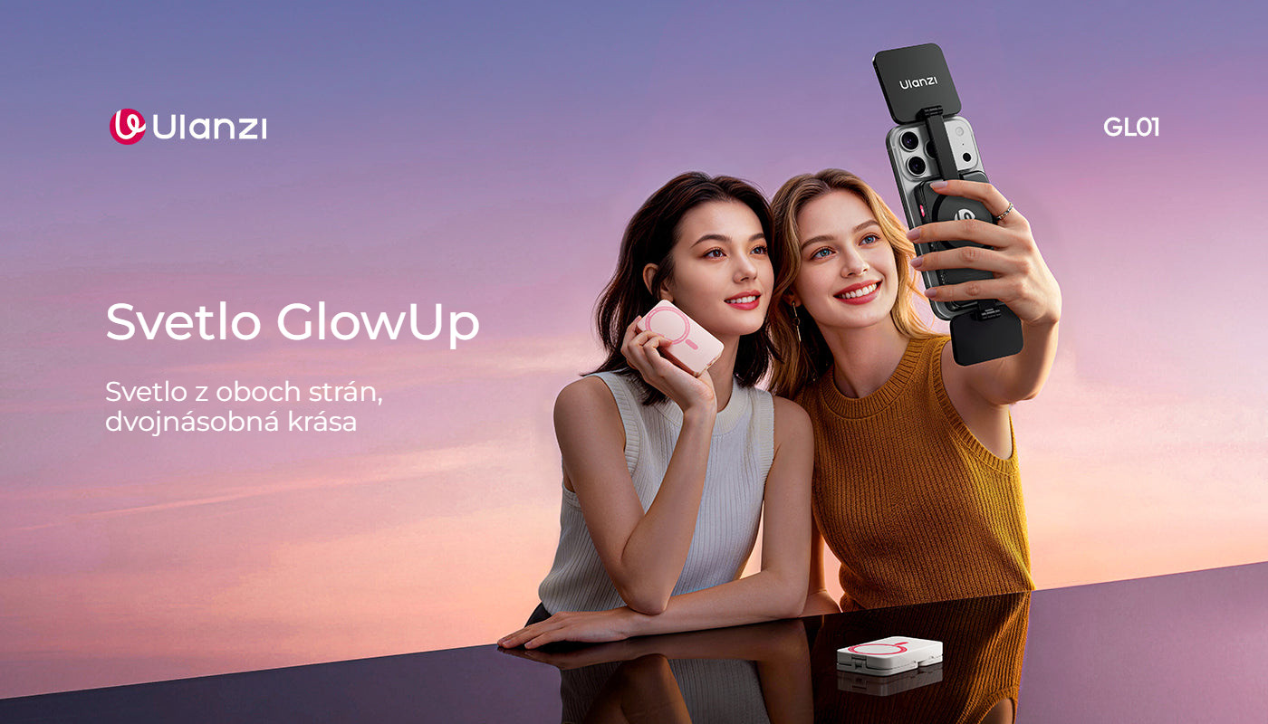 Ulanzi GL01 GlowUp světlo (Sakura Pink)