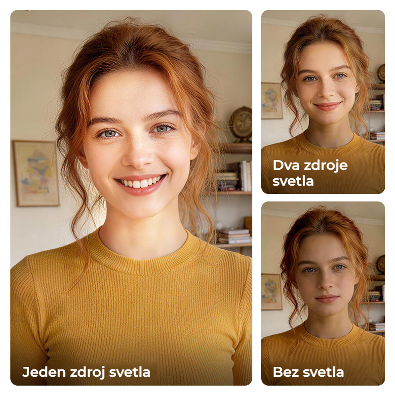 Ulanzi GL01 GlowUp světlo (Sakura Pink) – Dva zdroje světla proti jednomu