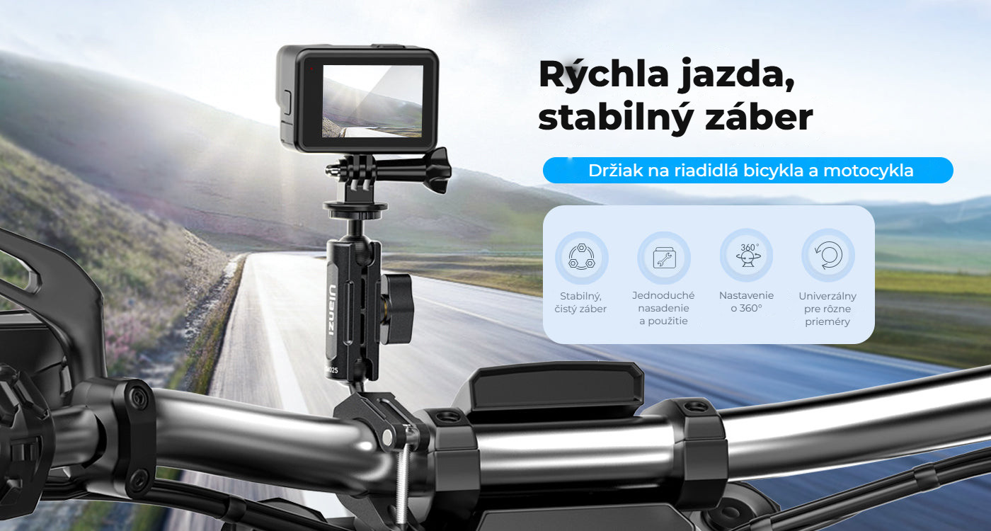 Ulanzi CM025 držák na řídítka pro akční kamery
