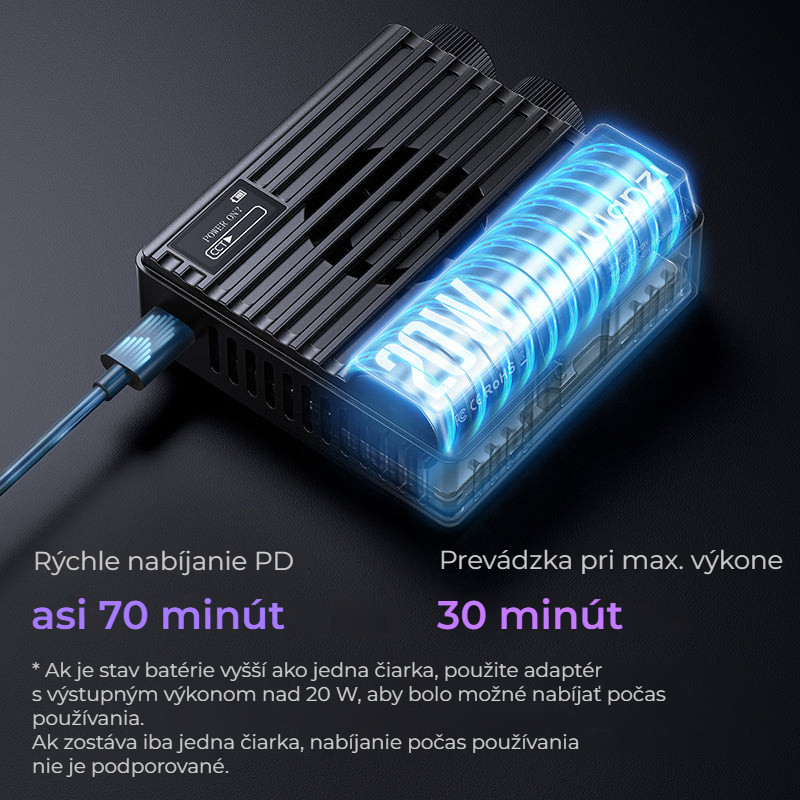 Ulanzi LE20 20W RGB kapesní světlo – Rychlé nabíjení PD