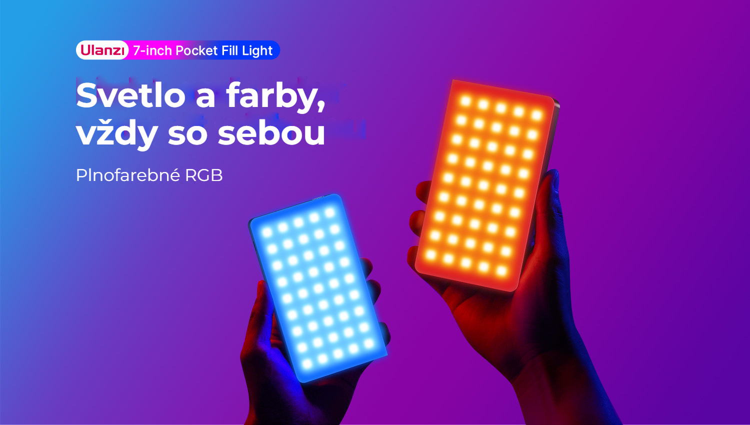 Ulanzi LT002 kapesní světlo RGB