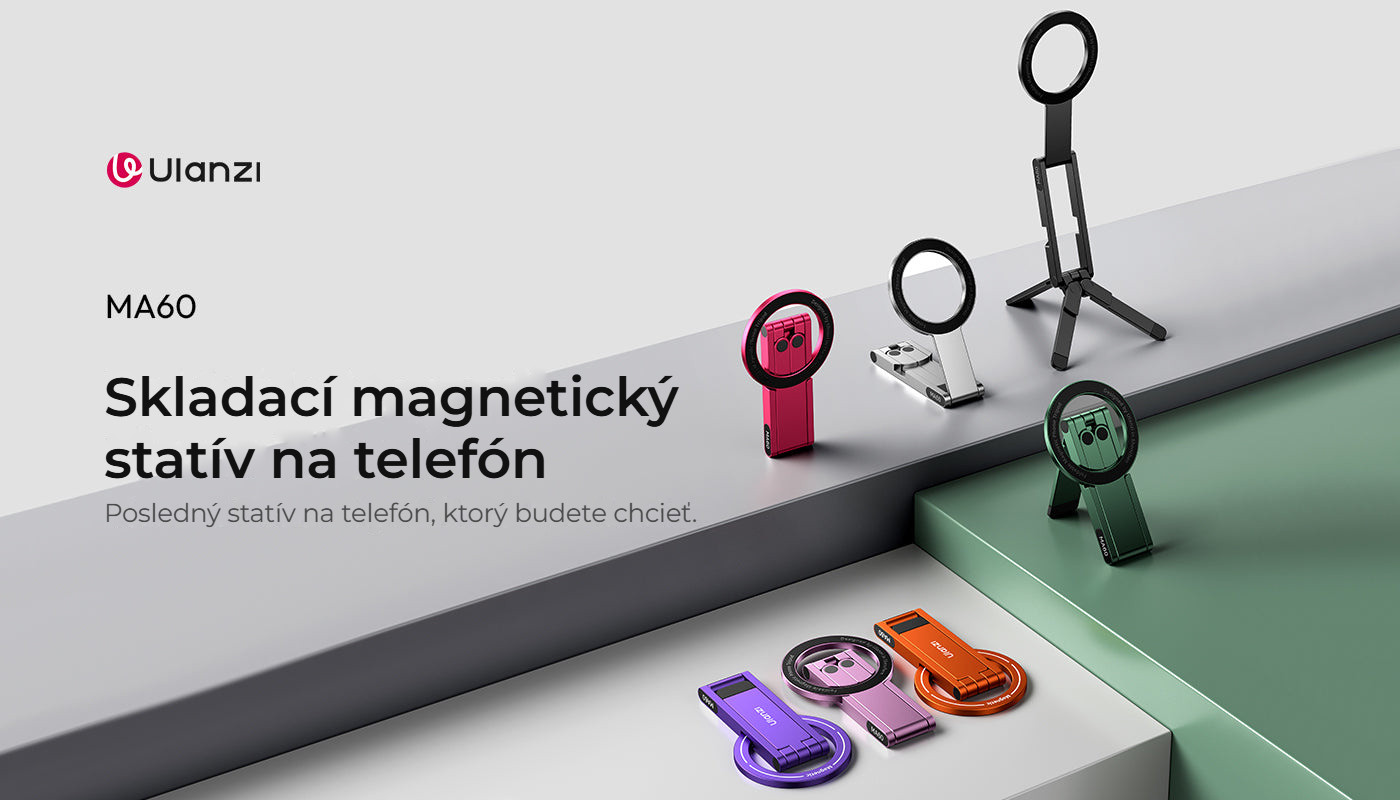 Ulanzi MA60 magnetický stativ (růžový)