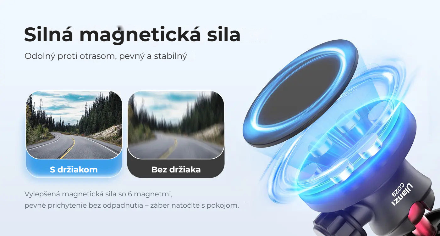 Ulanzi Magnetic Camera Mount for GoPro – Silný magnet, klidný záběr