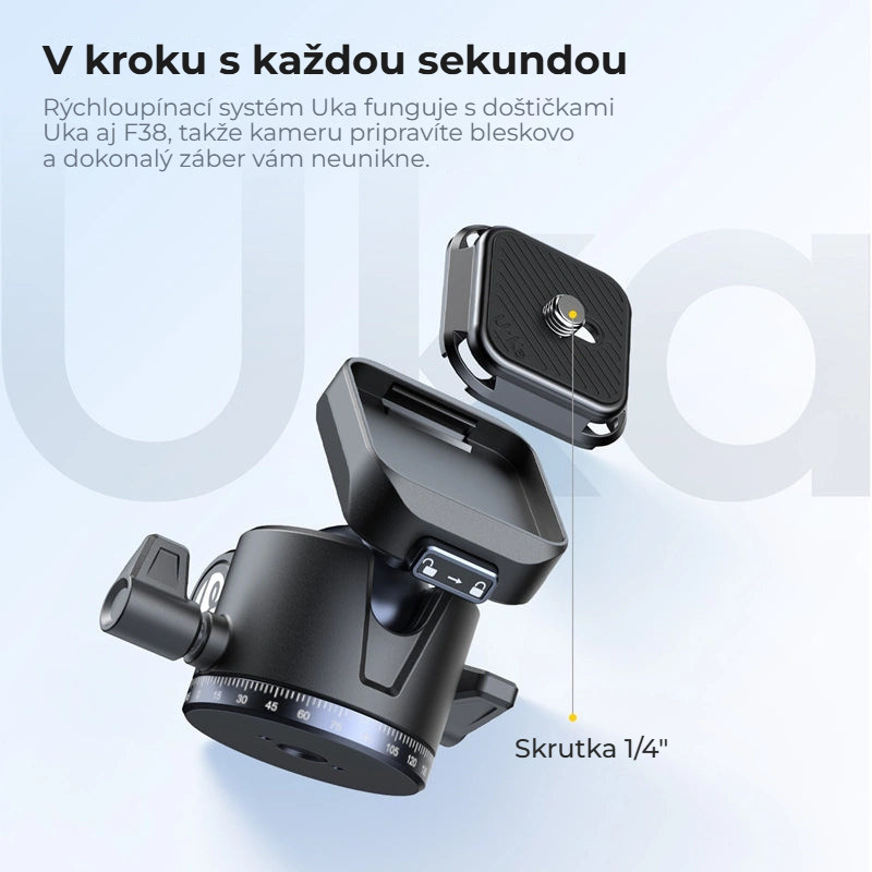 Ulanzi OMBRA Video II XIANG stativ – Rychloupínací systém Uka