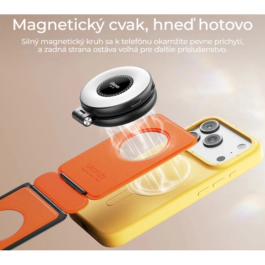 Ulanzi PS01 MagSnap Elephant Grey – Magnetické uchycení bez svorek