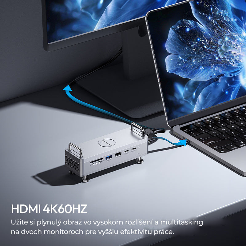 Ulanzi QT03 dokovací stanice – HDMI 4K60 a zvuk