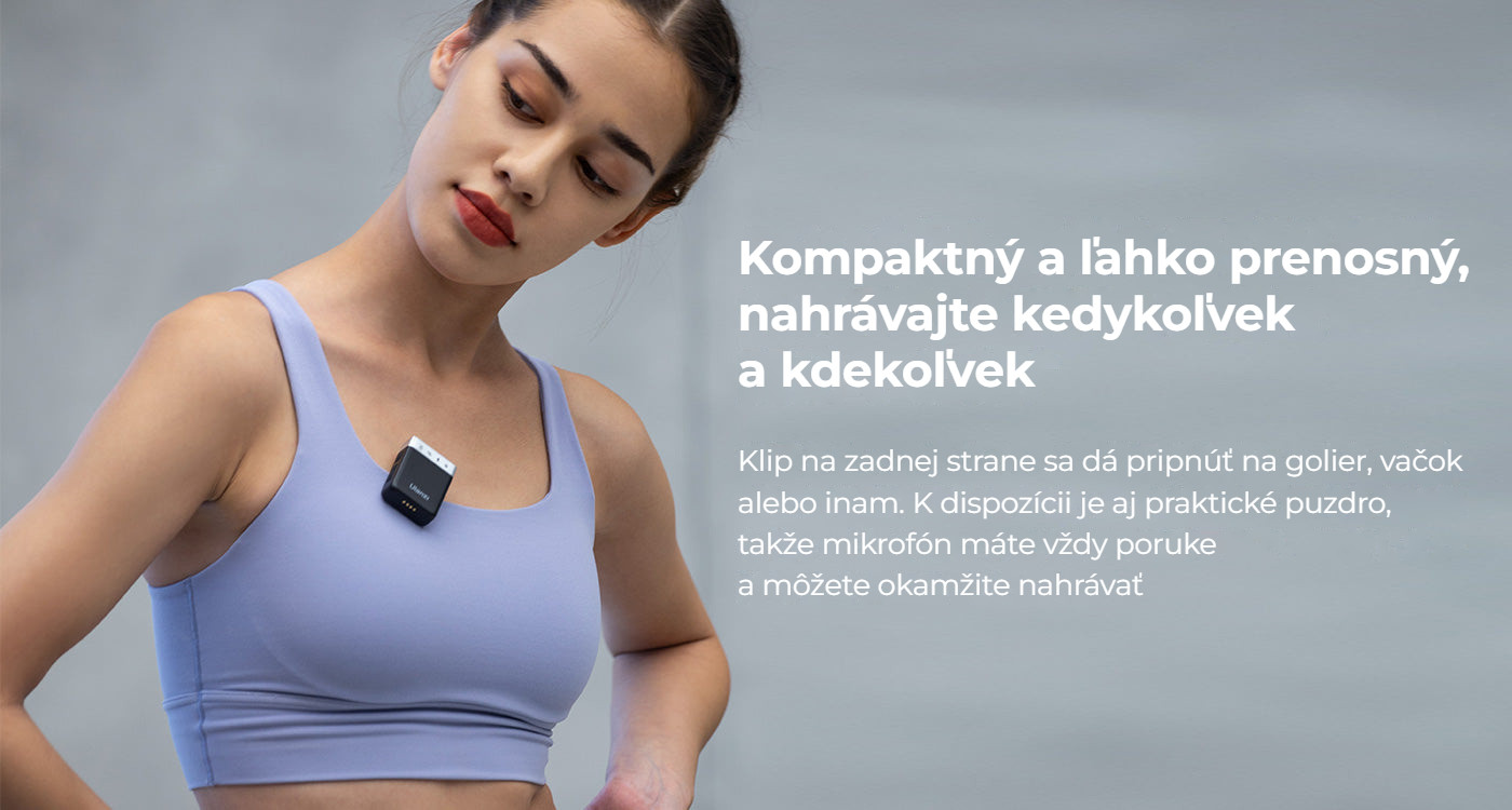Ulanzi U-Mic AM18 – Kompaktní a vždy po ruce