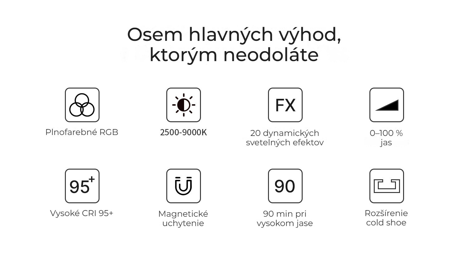 Ulanzi VL49 Pro RGB – Osm hlavních výhod na jednom místě