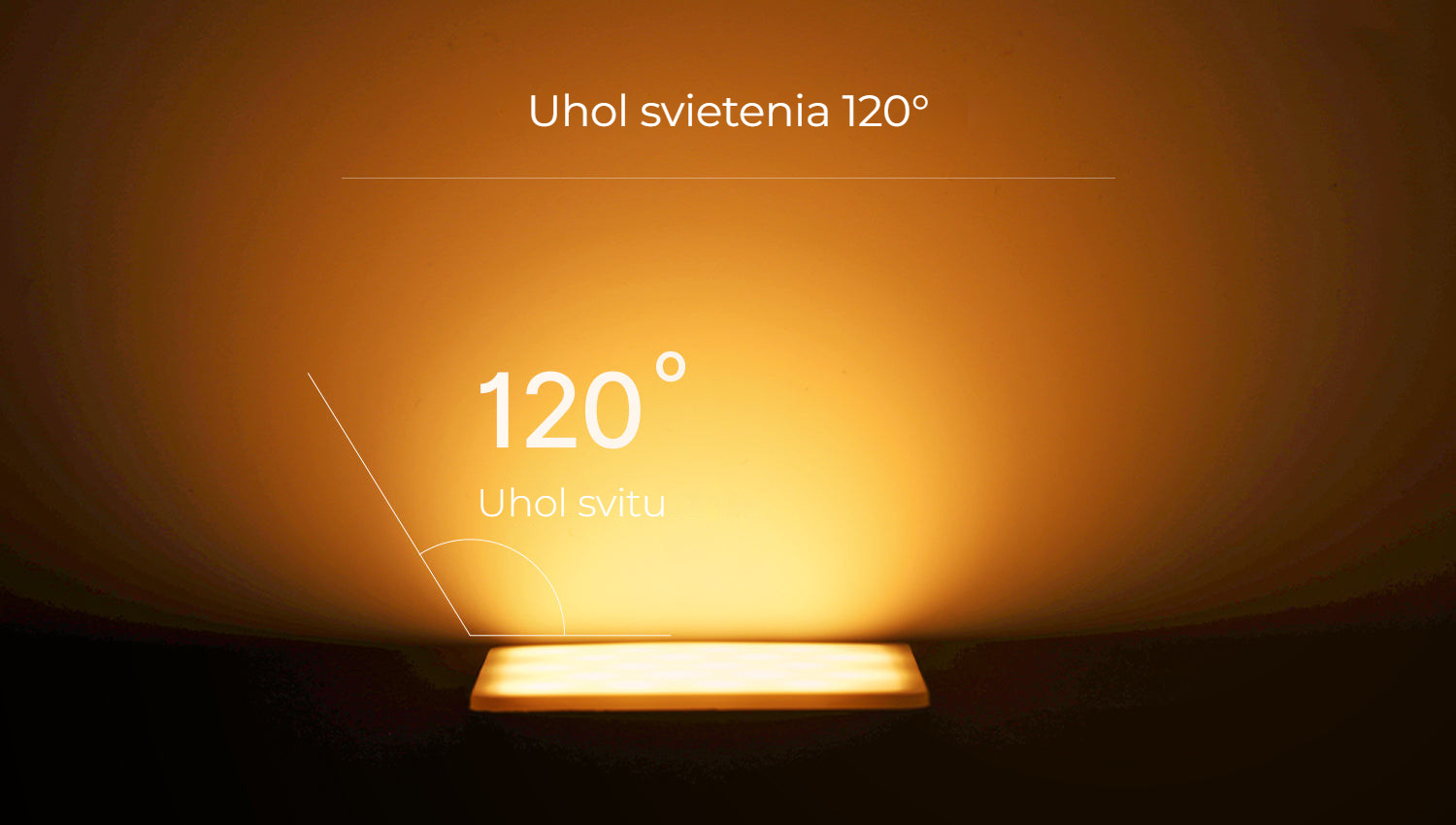 Ulanzi VL49 Pro RGB – Úhel svícení 120°