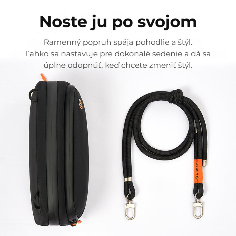 Ulanzi YY08 TechLite Sling Bag černá – Popruh podle sebe