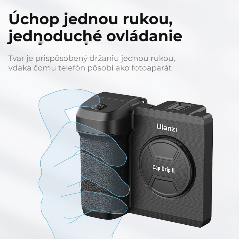 Ulanzi CG01 Bluetooth Smartphone Camera Grip – Držení jednou rukou