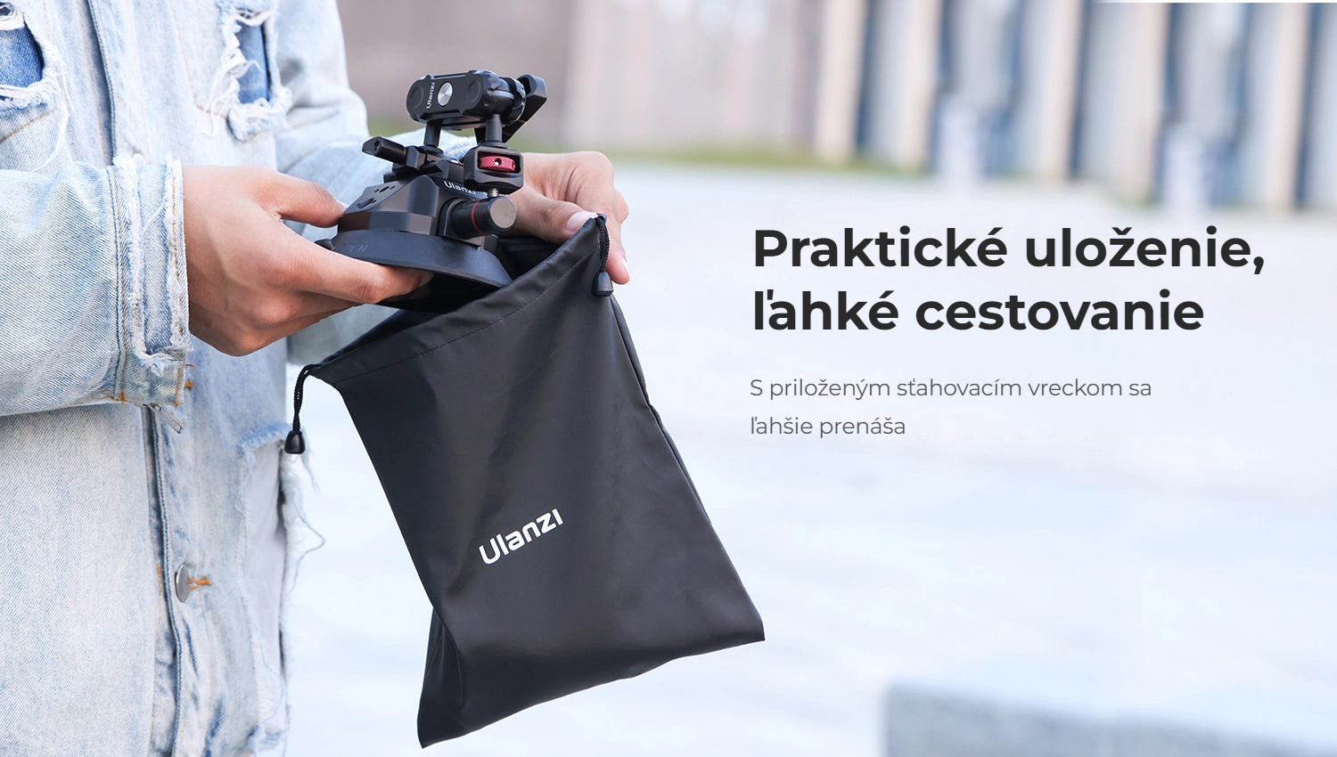 Ulanzi SC-02 vakuová přísavka 114 mm – Vše v jednom sáčku